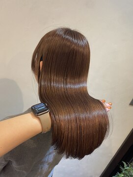 トワ(toi) マロンベージュ/質感再整カラー/秋カラー/横浜/横浜駅