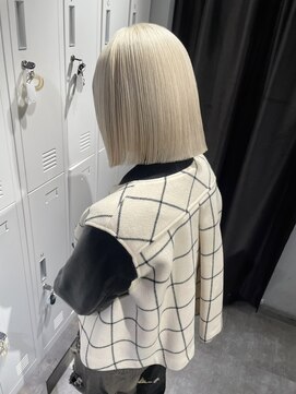 リンドトウキョウ(LINDO TOKYO) ハイトーン/大阪美容室/ミルクティーベージュ/ホワイトブロンド