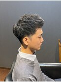 ビジネスツーブロック ベリーショート ワイルドアップバング