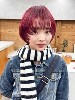 トゥコ(tuco)&nbsp;マッシュボブ　赤髪　ショート　レイヤー