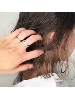 ベレッタ 枚方店(veretta.)&nbsp;くすみベージュ/ニュアンスカラー/インナーカラー/切りっぱなし