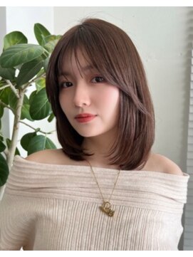 コート 表参道(Cote) 艶感こなれヘア愛され前髪メルティカラーウェーブミディアム