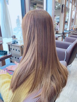 ビーチェ 小岩(Bice) 肌なじみ◎愛されベージュ　ロングストレート/デザインカラー