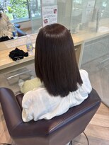 ファースト 仙台店(first) ホワイトグレージュ/デジタルパーマ/チェリーブラウン/広瀬通