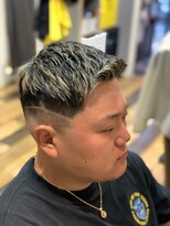 バーバーブロス(BAR BER bro's)&nbsp;デザインフェード/浦安/メンズカット/メッシュ