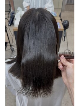 キイ ギンザ(k.e.y GINZA) 酸性ストレート/簡単アレンジ/オリーブブラウン