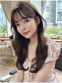 くびれヘアレイヤーカット顔まわりカット小顔ヘア似合わせカット