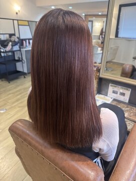 ラポール(RAPPORT) 着物ヘア/ダークアッシュ/ミディアムレイヤーカット/蟹江