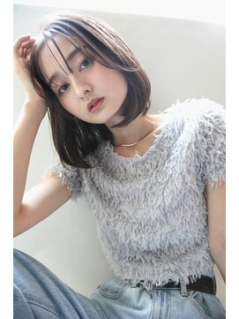 シャルムバイルーチェココ(CHARME by Lu'ce coco) シースルーバング丸みボブ