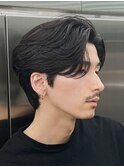 渋谷メンズパーマフェザーパーマシャドウパーマセンターパート