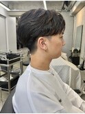 毛流れパーマ/フェザーパーマ/センターパート/新宿