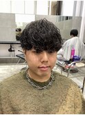 【梅田】アイロン風シャドウパーマ