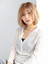 パティオン(PATIONN)&nbsp;透け感のあるハイトーンがお洒落で可愛いフレンチボブ☆