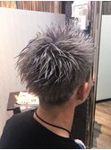 メンズシルバーショート