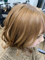 ヘアー サロン ガット(hair salon Gatto) ☆ハイトーンゴールドベージュカラー☆