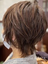 サロンデピレ ネオウルフをよりラフで柔らかい印象に #似合わせ#レイヤー