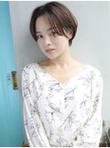 天神【BIRTH】　センターパート前髪なしショートボブ　9