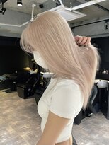 リンドトウキョウ ウメダ(LINDO TOKYO)&nbsp;my66_ミルクティーベージュ/Wカラー/ブリーチオンカラー