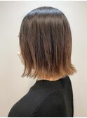 グレイカラーの方でも楽しめるグラデーションカラーボブ【宮本】
