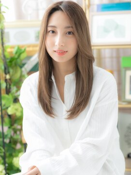 カバーヘアアンドスパ ブリス 浦和(COVER HAIR&SPA bliss) アップパング抜け感ヘア…小顔流れるレイヤーa浦和20代30代40代