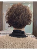 ルテラ(Lutella)&nbsp;くるふわデジタルパーマのショートボブ