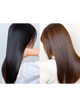 毛先までまとまりふんわり丸いフォルムの縮毛矯正♪髪の広がりには髪質改善Tr【町田/町田駅/JR町田駅】