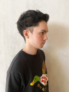 アイティーバイアルバム 八王子店(IT by ALBUM) メンズラフショート_アップバングコンマヘア_28823