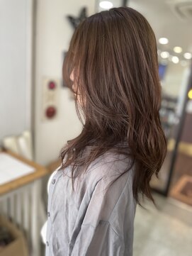 ヘアアンドスペース ベロン(hair&space velon) セミロングレイヤー