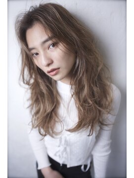 アトリエマイ 西新井東口店(MAI) 大人可愛いゆるふわロング/ハイライト/ベージュカラー