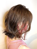 フレア ヘア サロン(FLEAR hair salon)&nbsp;イヤリングカラー_エアリーミディ_ショートパーマ