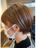 大人ショートボブ×ひし形ショート×前髪あり 30代40代50代