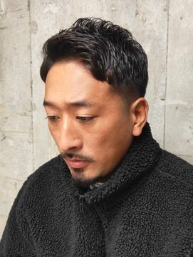 アルフレッド 平針店(alfRed) ツーブロック ショート ニュアンスパーマ ナチュラルパーマ