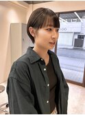 【Look at】20代30代40代ミントアッシュマッシュショート