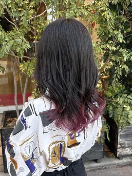 アヤラ オーガニックアンドスパ 東船橋店(AYALA) 【江添茉友】裾カラー×ピンク