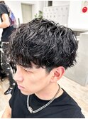 【メンズ★大名】ツイストスパイラルパーマ×マッシュスタイル