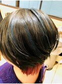 カット×ハイライトカラー