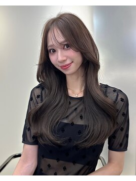 リリー(Lilley) 【lilley 稲永麻衣】レイヤーカット+ダブルカラー+韓国ヘア