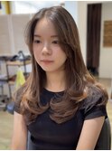 スタイリング簡単内巻きで決まる小顔ロングセミロングレイヤー