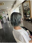 ブリーチ卒業　毛先カラー