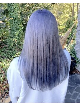 ルプラ ガーデン(le-pla garden) ブルーグレー#ダブルカラー#ブリーチ#ミディアム#豊橋#豊川#田原