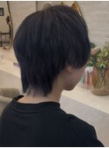 ブルーブラックセットなしでもきまるウルフカット♪あゆむ