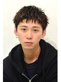 □#ベリーショート#ニュアンスパーマ#スパイキーショート#黒髪