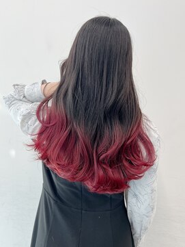 アライブ キチジョウジ(ALIVE Kichijoji) 【ALIVE吉祥寺】ワインレッドグラデーションカラー