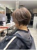 大人ショートボブ★ベージュ