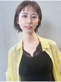 【morio】浦和　ベージュ　ショートバング　可愛い　ショート♪