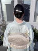 入学式シニヨンアレンジ土橋34
