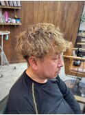 【山本智文】ハイトーン波巻きパーマ