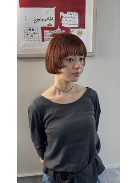 アフィナー 新宿(Afinar) コッパーオレンジボブ