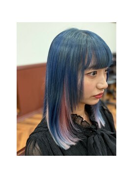 ブリーチ+フルカラー+カット