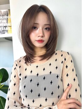 イヴォーク トーキョー(EVOKE TOKYO)の写真/顔周りのカットデザインで印象チェンジ!トレンド×似合わせを叶える繊細なカット技術に定評有♪韓国ヘアも
